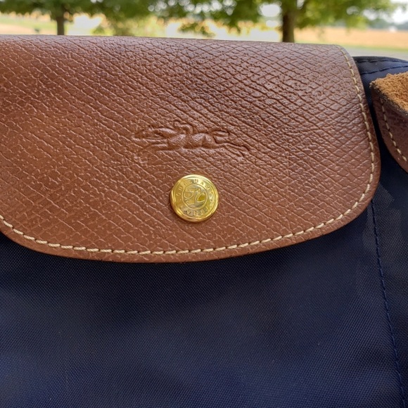 Longchamp Navy Le Pliage Small Tote - Picture 3 of 8